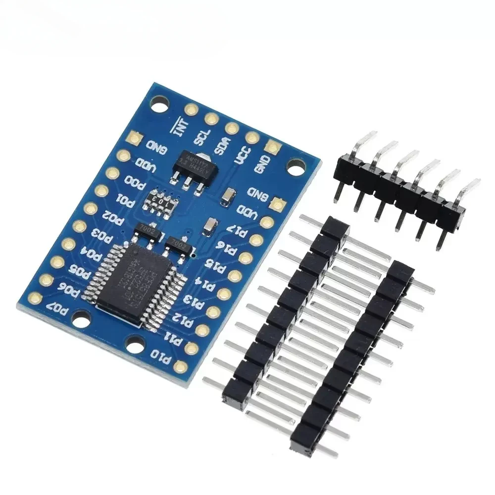 PCF8575 Module Expansion IO port Expander board DC 2.5-5.5V I2C communication control 16 IO ports For Arduino