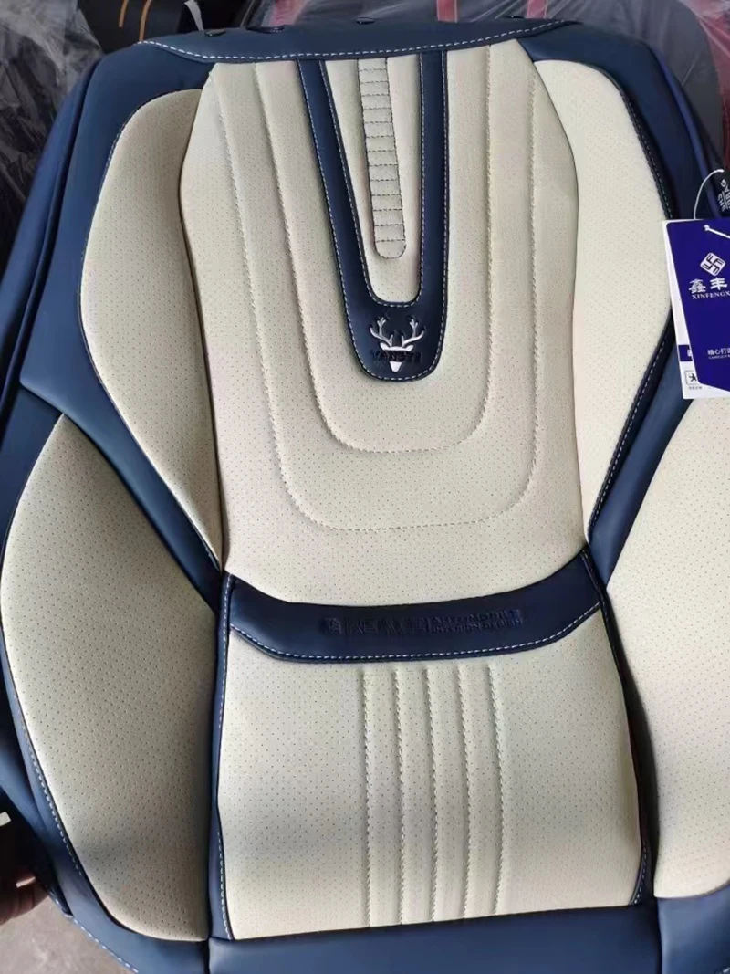 Universal Car Seat Kits Covers Durable ECO Diamond Lattice Quality Leather Seat Cover for 90% Sedan SUV 5-Seaters Car