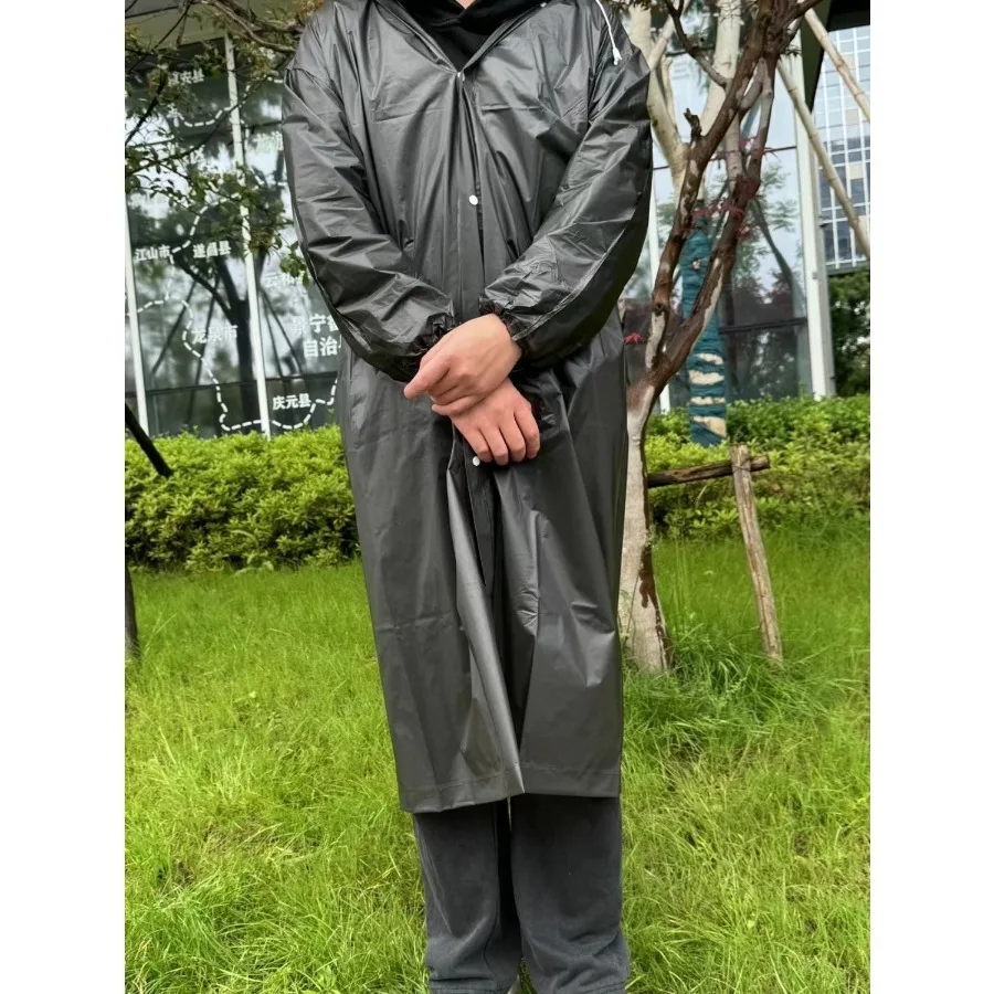 Non-Disposable EVA Raincoat for Scenic Area, Outdoor Hiking, Adult Raincoat