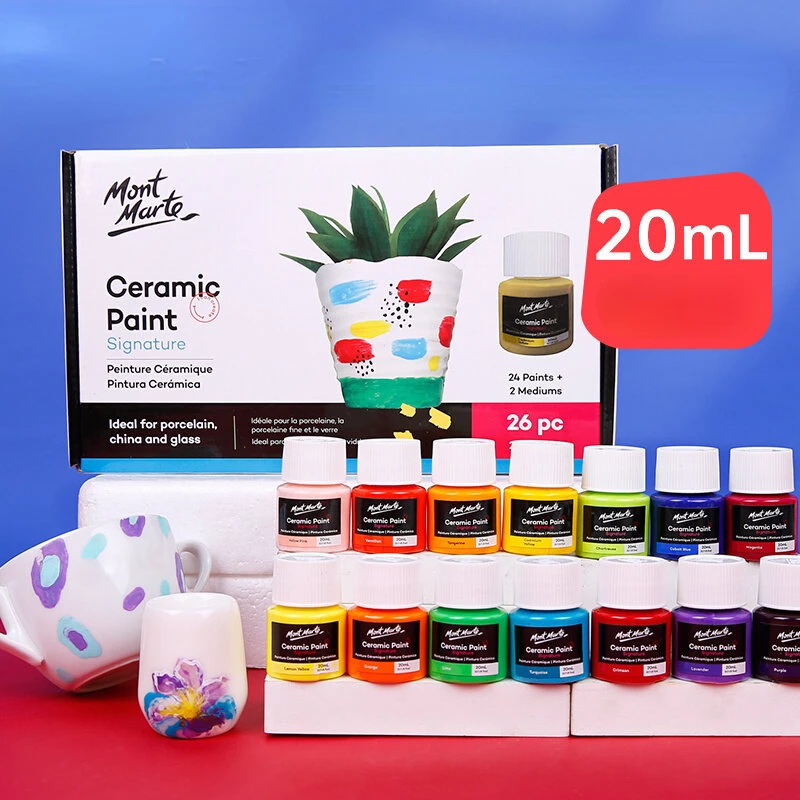 Tekstylia ceramiczne 20ml farba akrylowa dla dzieci DIY przezroczyste ręcznie malowane ubrania 6 kolorów sztuki profesjonalne materiały