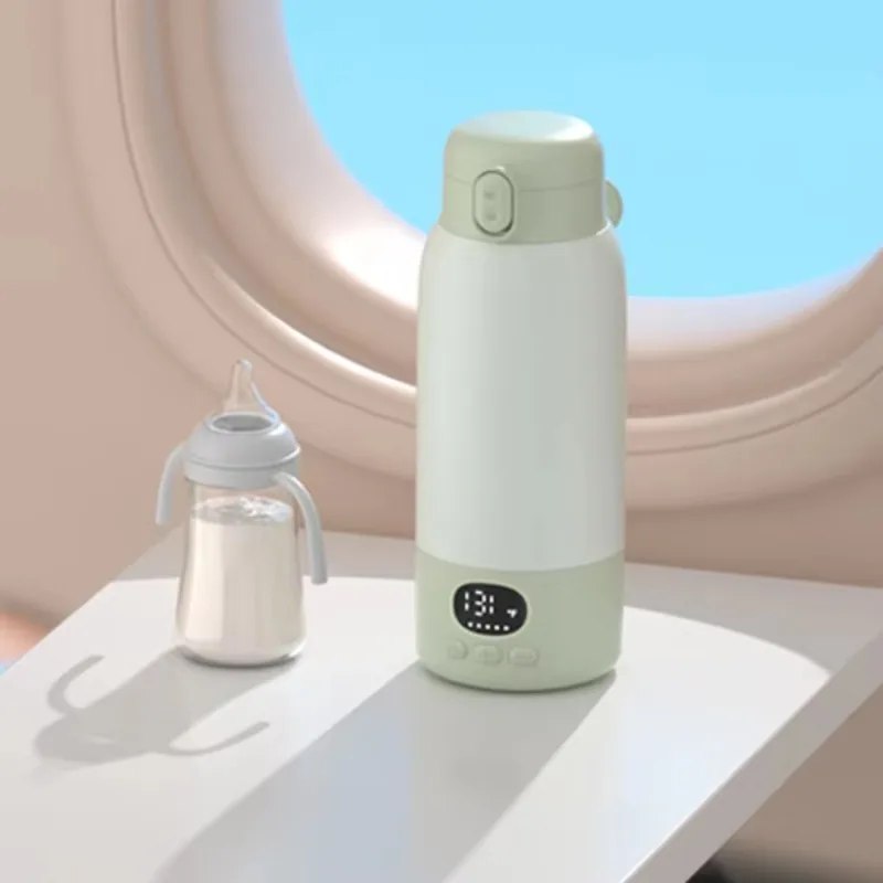 

100°C USB Portable Thermos and Travel Warmer Fast Heating Baby Feeding & Hot Drink Travel Teapot