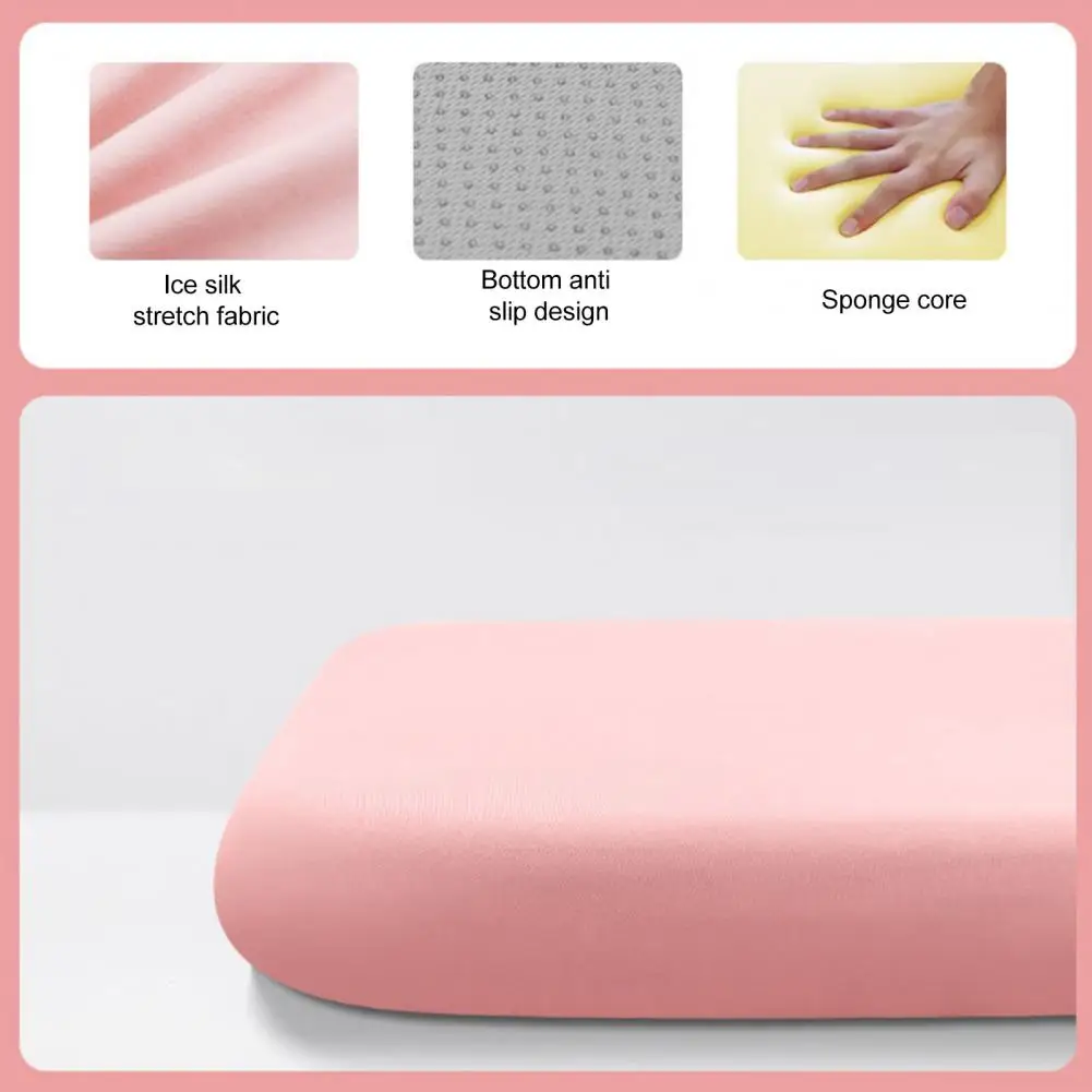 Non Slip Chair Seat Pad for Dining Chair Ice Silk Seat Cushion for Office Chair Breathable Coccyx Pillow Washable for Tailbone