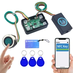 DC3V-15V fingerprint access control electric lock control board door lock electromagnetic lock motor IC card induction module