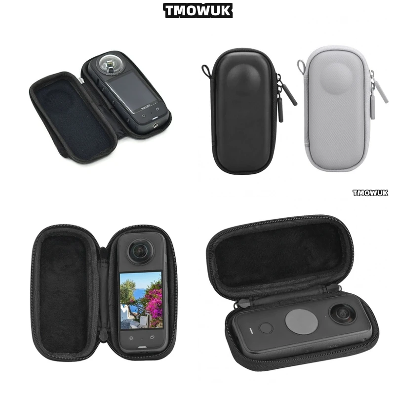 

For Insta 360 X2 X3 Mini Shell Box, Durable PU Travel Bag, Ultimate Protection.