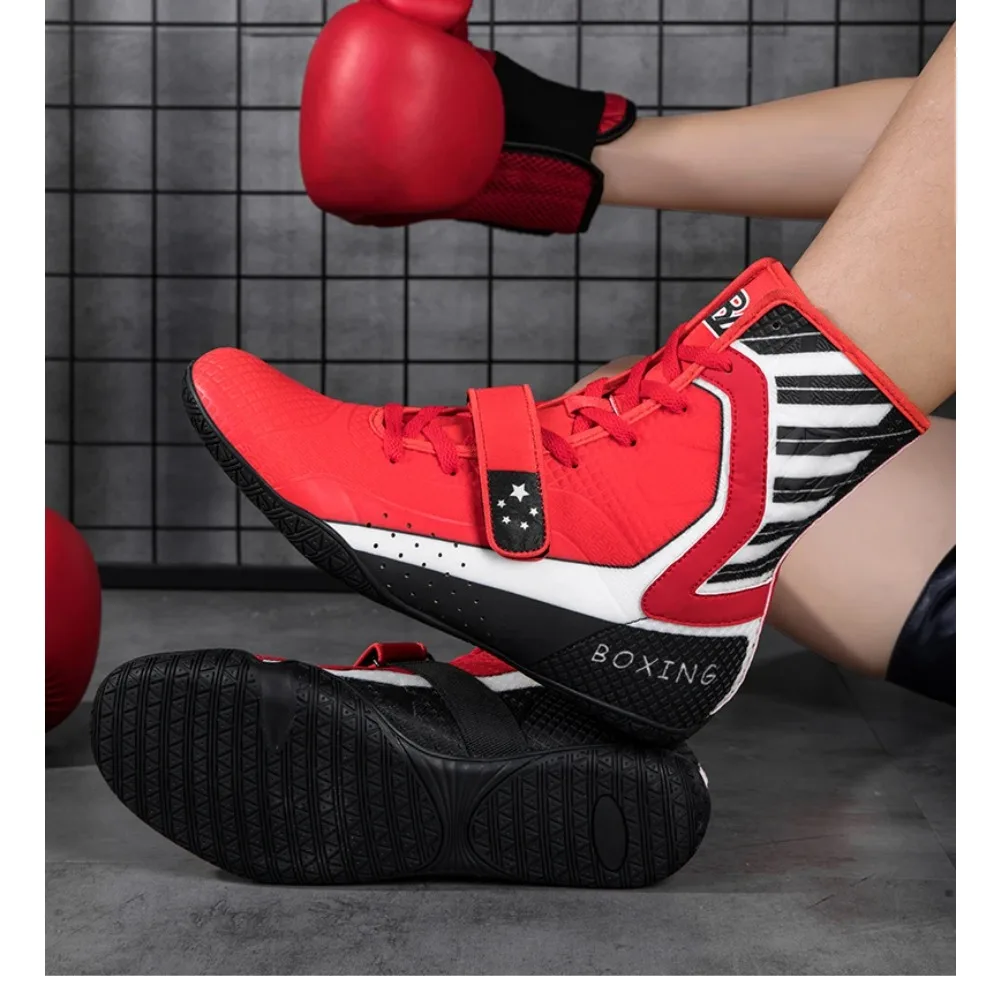 Best Selling Wrestling Boots for Men Plus Size 46 Boxing Shoes Man Designer Indoor Sports Shoe Mens Hard-Wearing Wrestling Sho