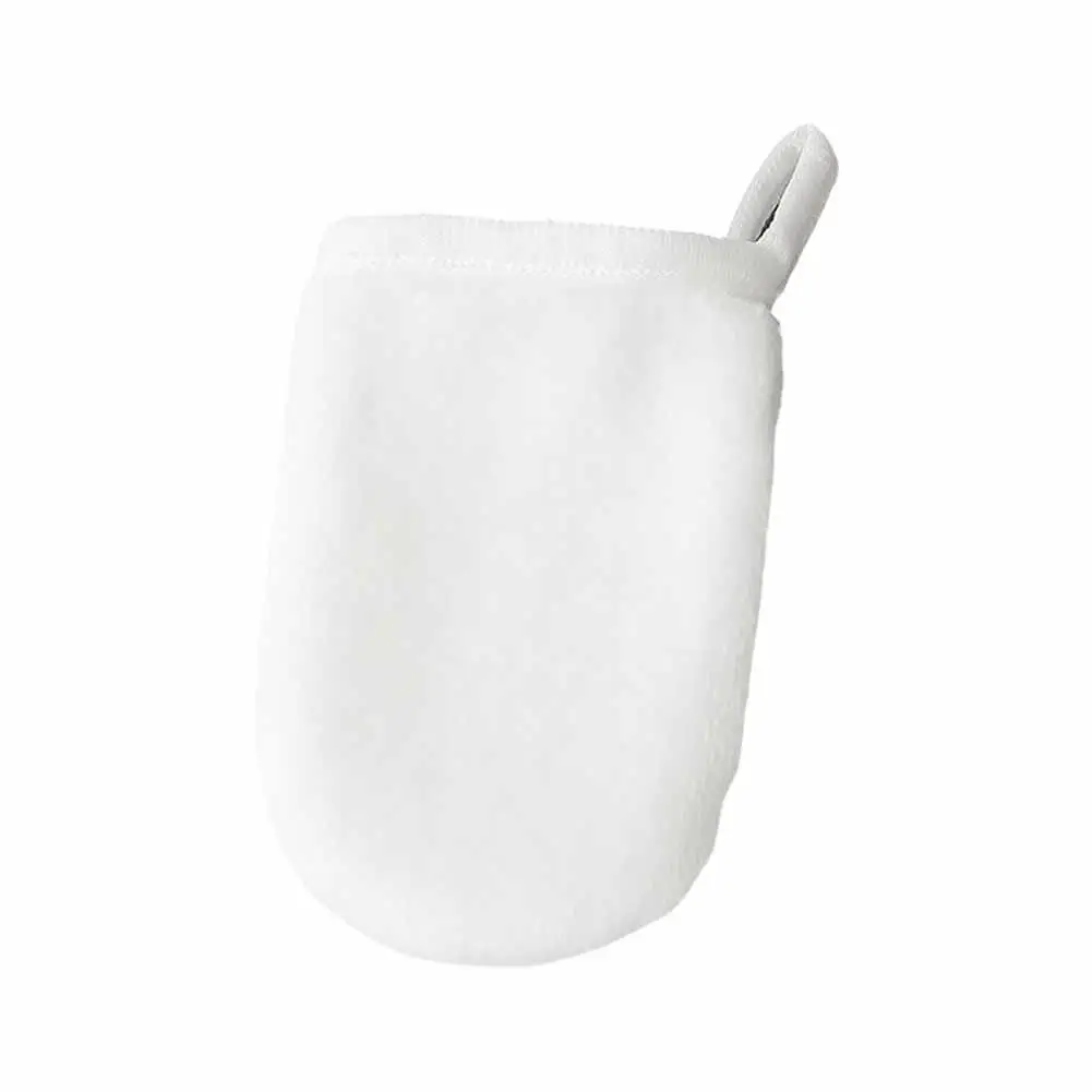 Professional Microfiber Face Cleansing Gloves Reusable Tool Glove Makeup Cloth Remover Unisex Pads Mitts R0u0