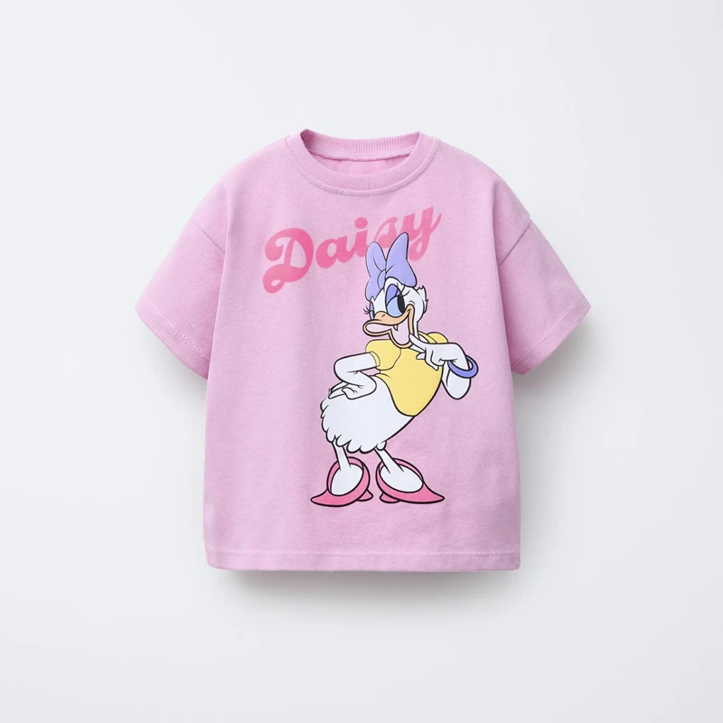 

Printed TShirt New Design Tees 2025 Summer Clothing Casual Loose Round Neck Tops Pure Cotton Tees For Kids Casual Loose Wear