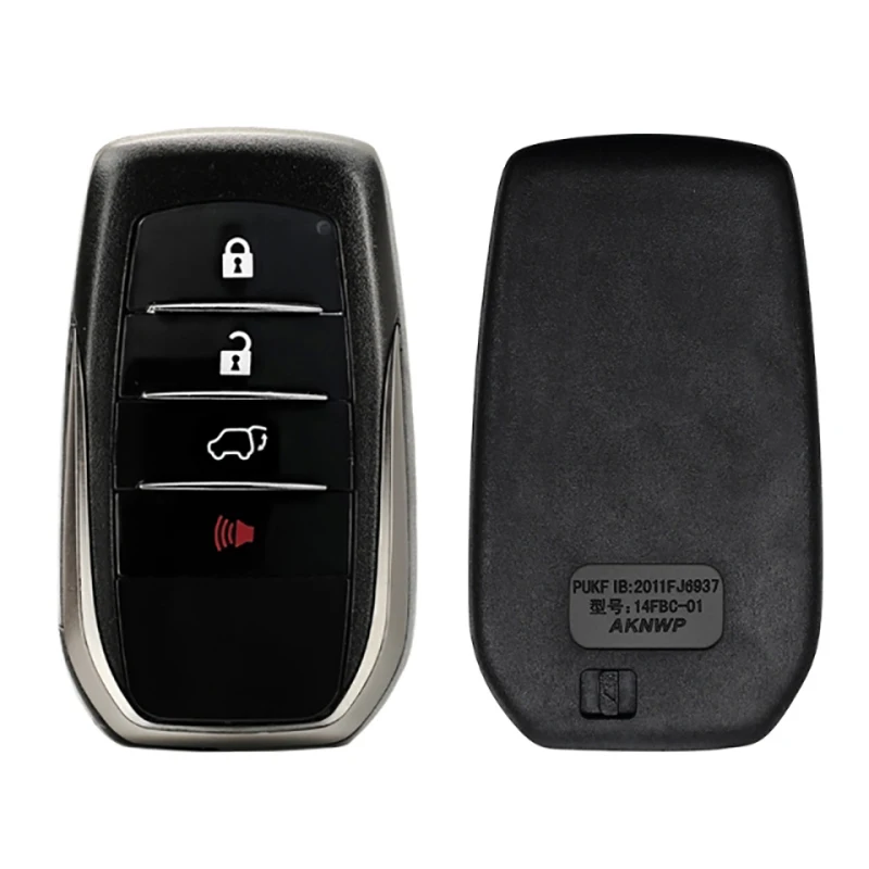 CN007228 Aftermarket 3+1 Button Smart Key For Toyota Land Cruiser 2020 Remote 433mhz 89904-60X80 2110C Board