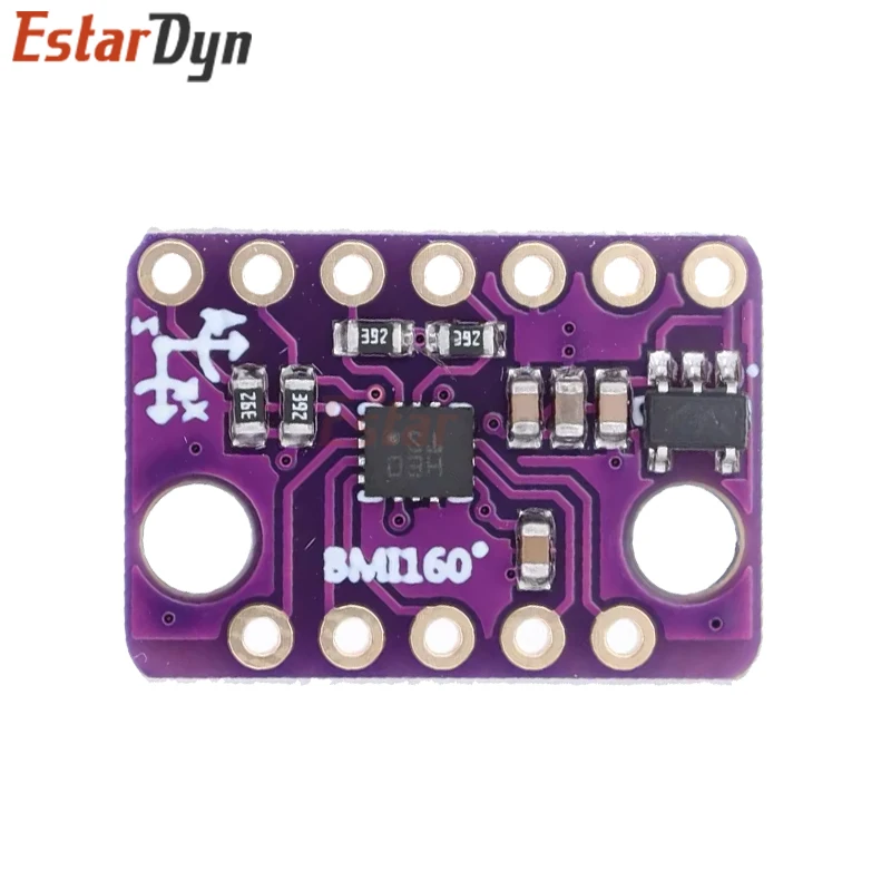 EstarDyn BMI160 GY-BMI160 6DOF 6-Axis Rate Gyro Gravity Accelerometer Sensor Module IIC I2C SPI Communication Protocol 3-5V