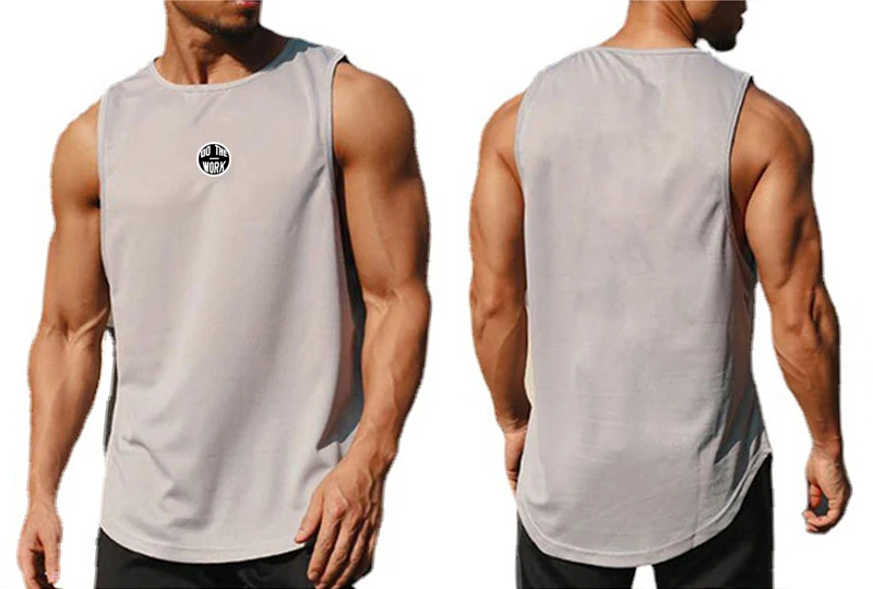 Spider Printed Summer Mens Quick-drying Vest  and breathable Gym  Workout Tank Tops Bodybuilding Mesh Fitness Sleeveless  Muscle
