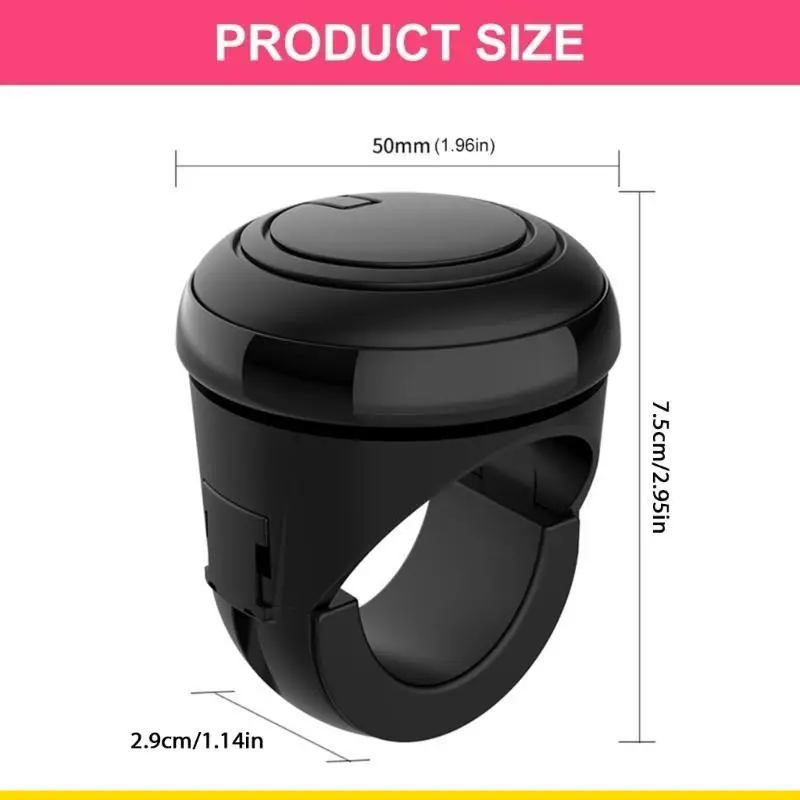 SZCH Universal Car Steering Wheel Boosters Spinner Knob 360 Degree Rotation Ball Handle
