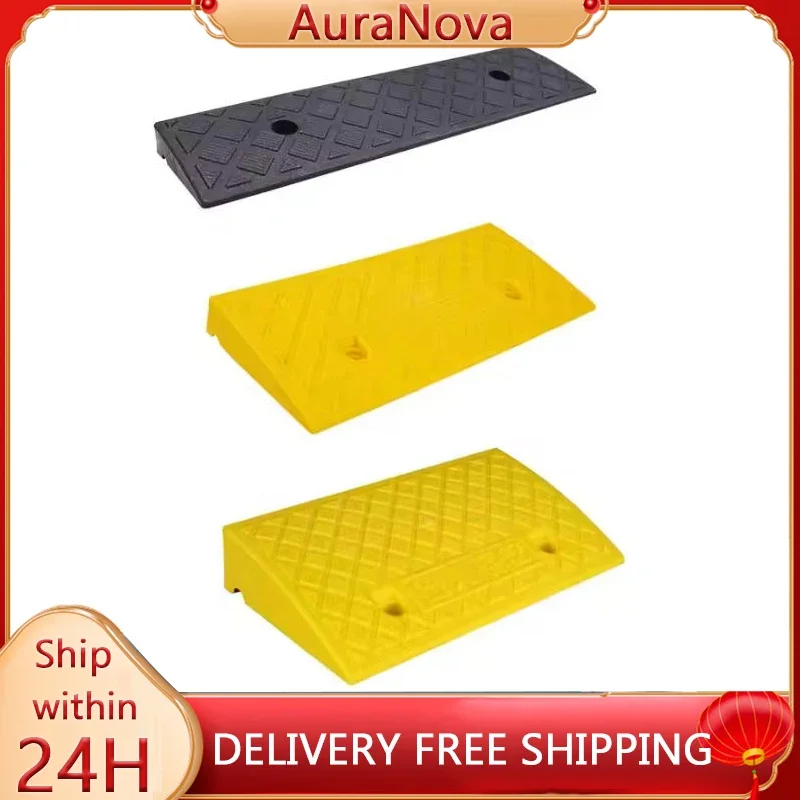 AliExpress NONE Car Wheel Driveway Ramps Portable Tires Curb Ramps Anti-Slip Threshold Ramp For Car Trailer Truck Bike Auto Accessories