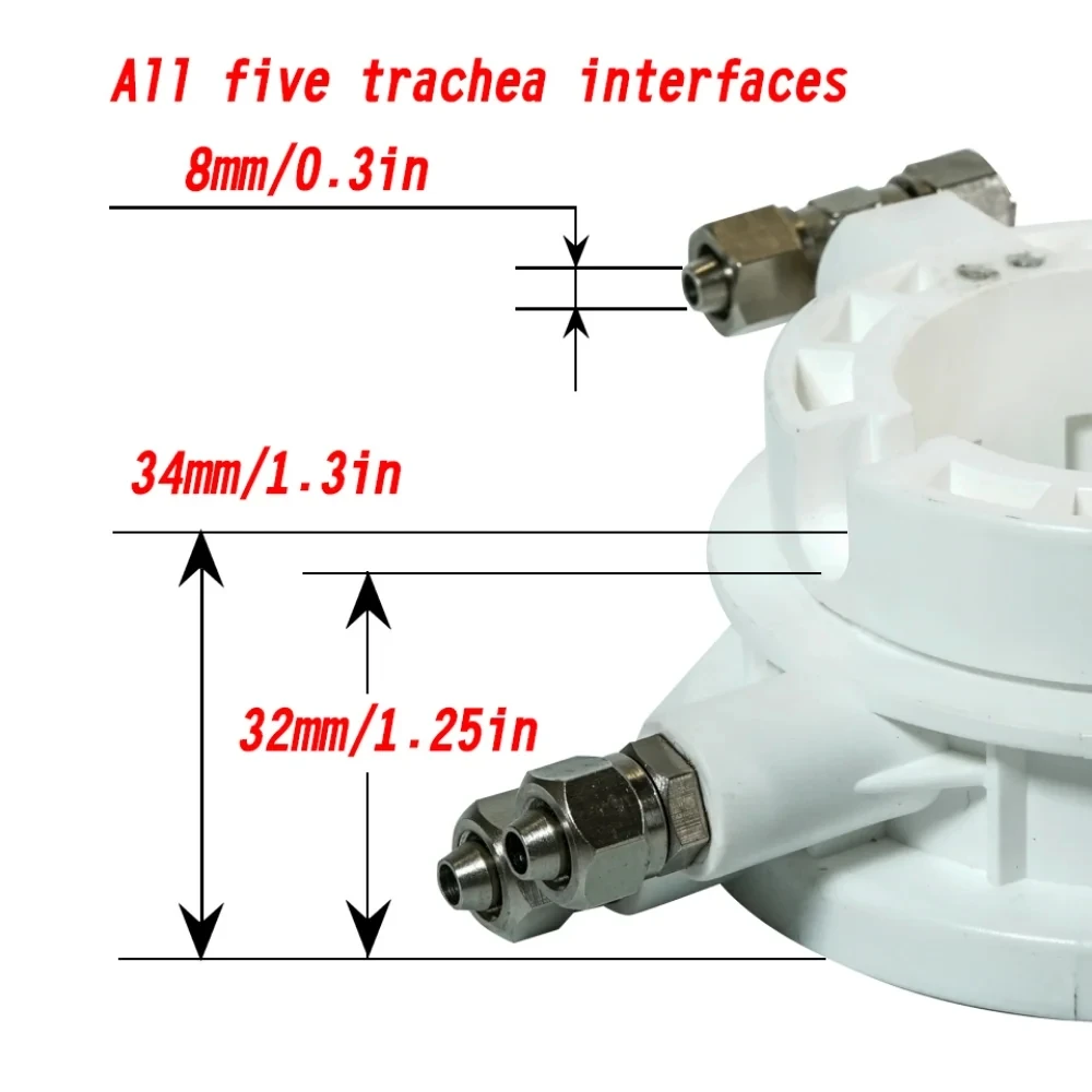 Car Tyre Changer Valve, United Air Distributor, Rotary Coupler, Pneumatic Switch, Allocation, Good Quality, 1Pc