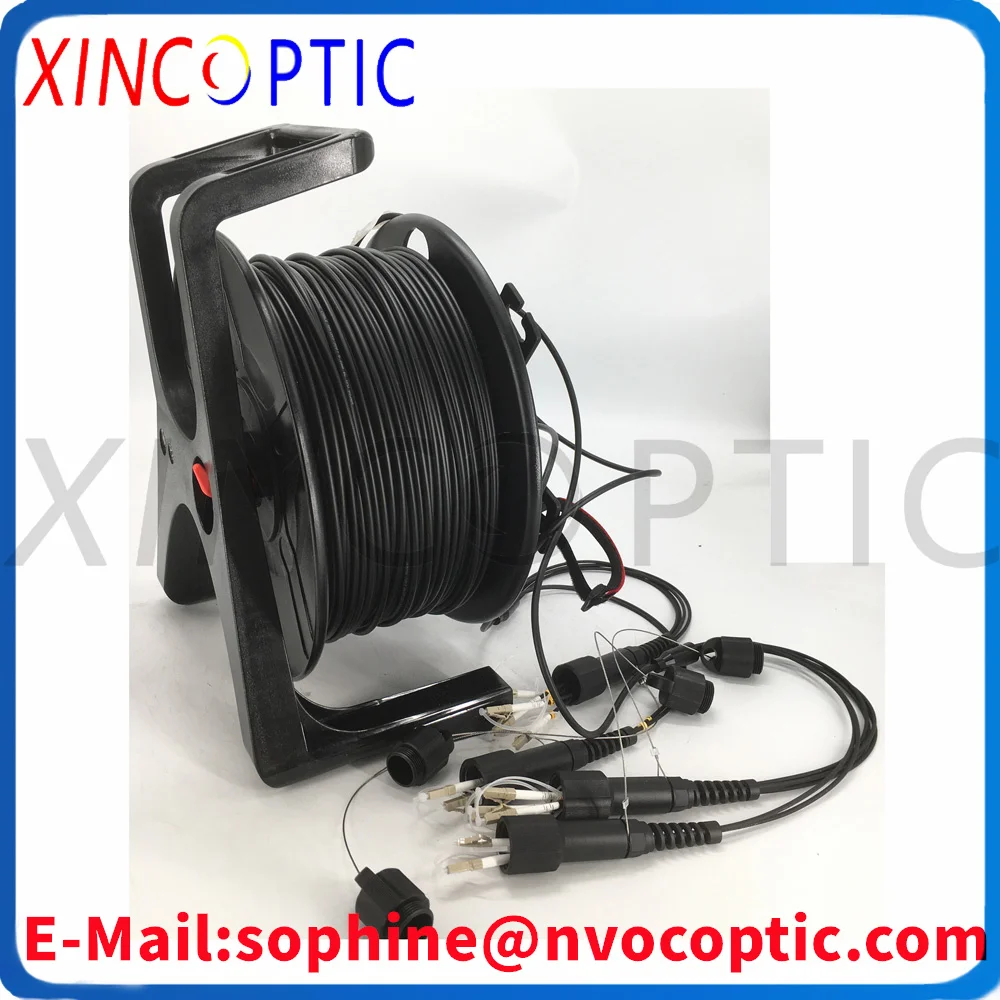 

Оптический патч-корд (джампер) 150 м, 6 волокон, OM3-150, LSZH/TPU, бронированный, черный, 5,0 мм, с коннекторами LC-LC/ST/SC/FCUPC, на катушке PCD310