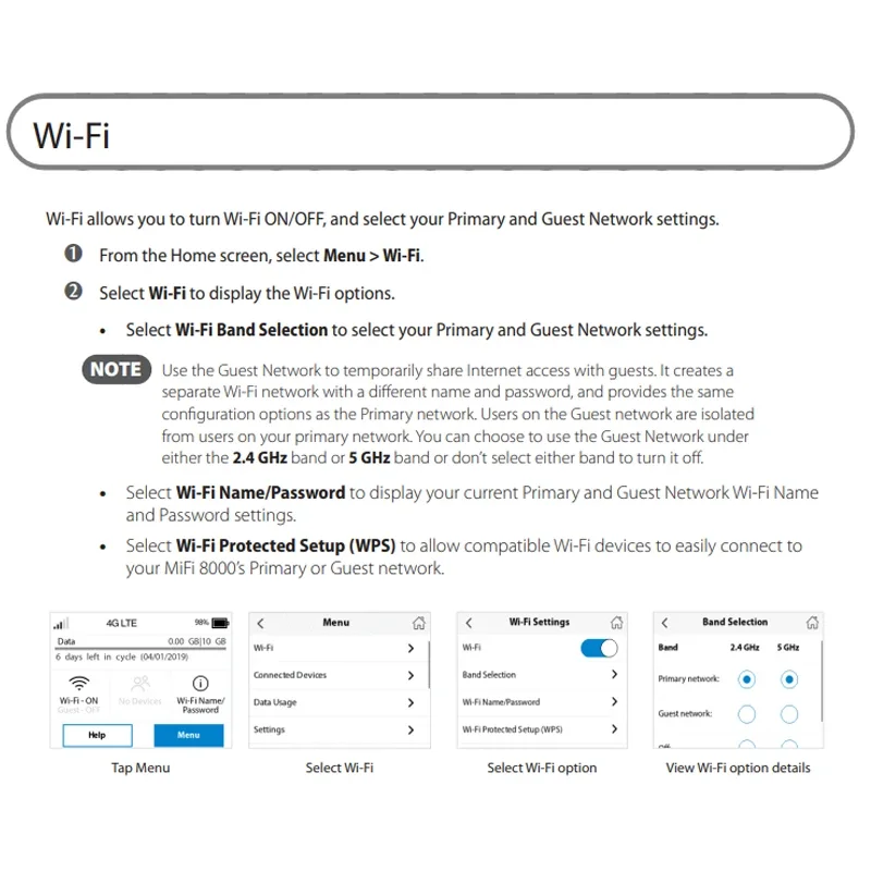 Inseego MIFI 8800L Pocket WiFi Router 2.4\