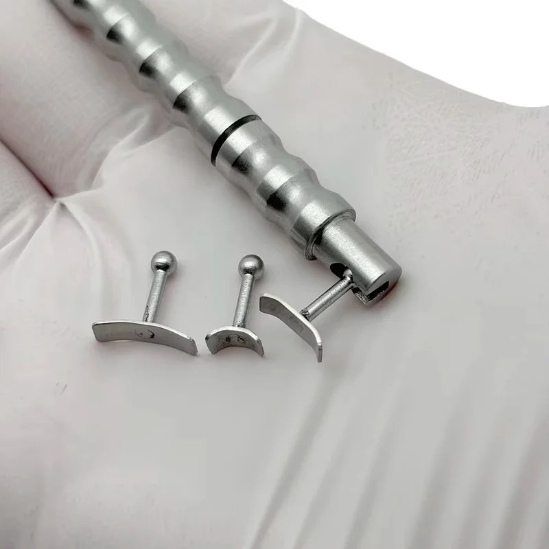 Dental Implant Gingival Protector Socket Shield Retractor with 3 Replaceable Tips for Gum Separation and Isolation Dental Tool