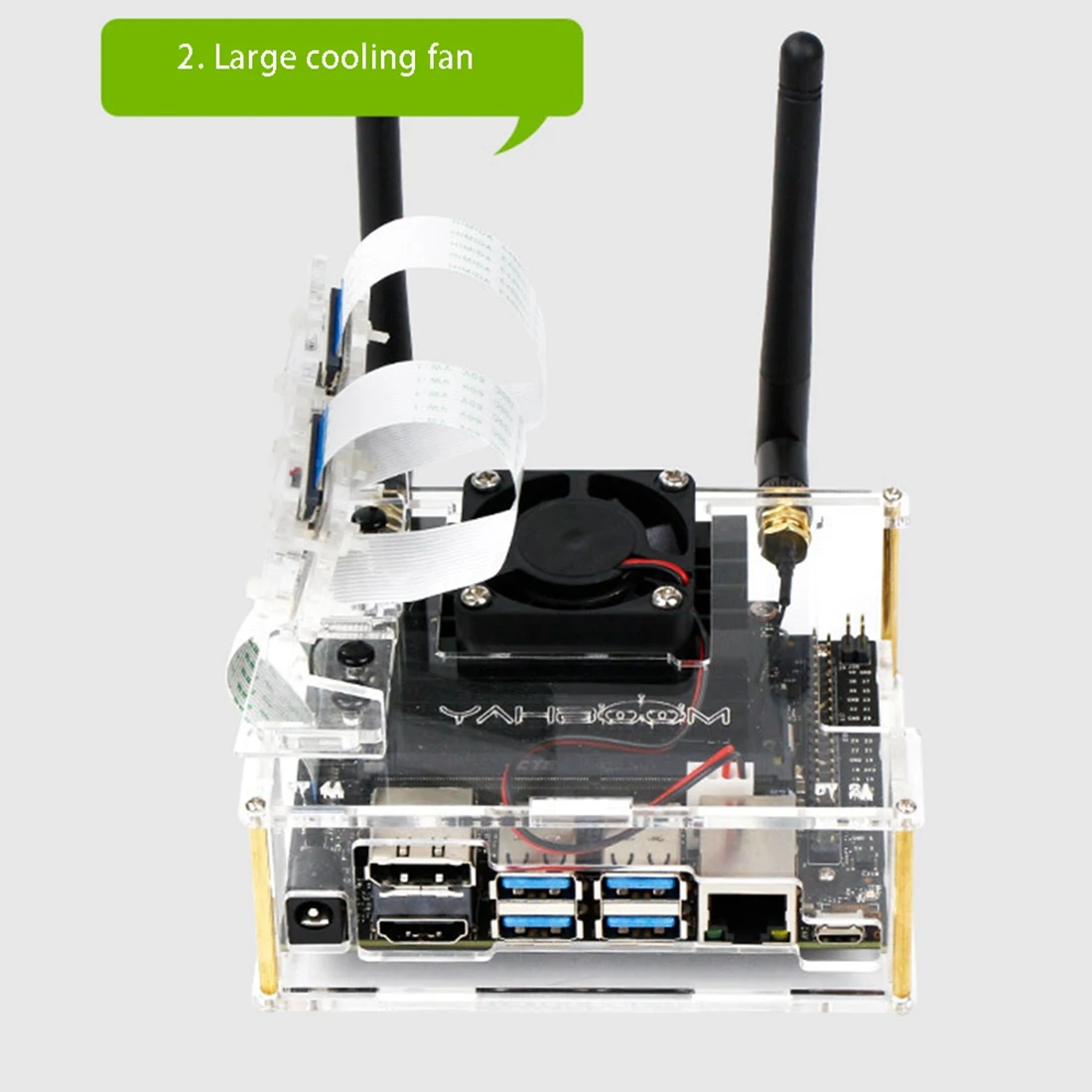 ABFN-Для Jetson Nano Board Акриловый защитный чехол, совместимый с A02/B01