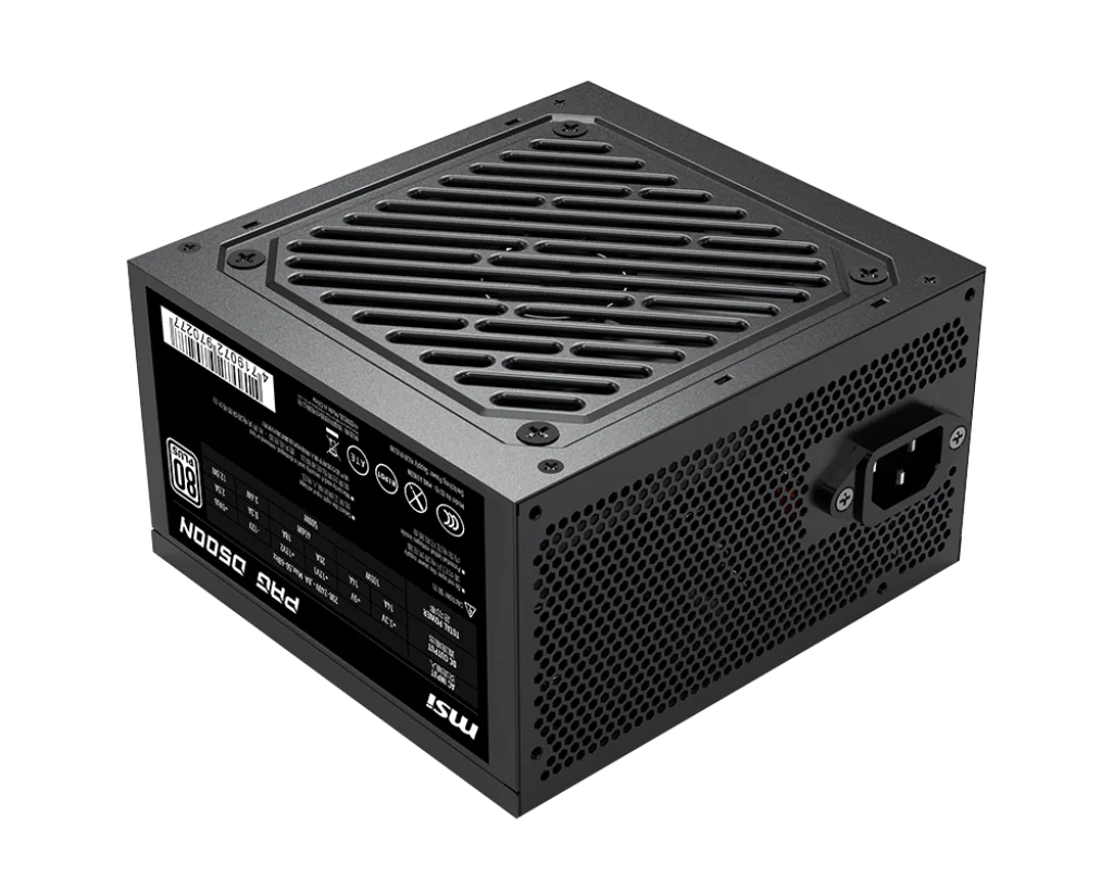 MSI PAG D500N D600N 500W 600W 80 PLUS Active PFC OCP / OVP / OPP / SCP / UVP مصدر طاقة الكمبيوتر