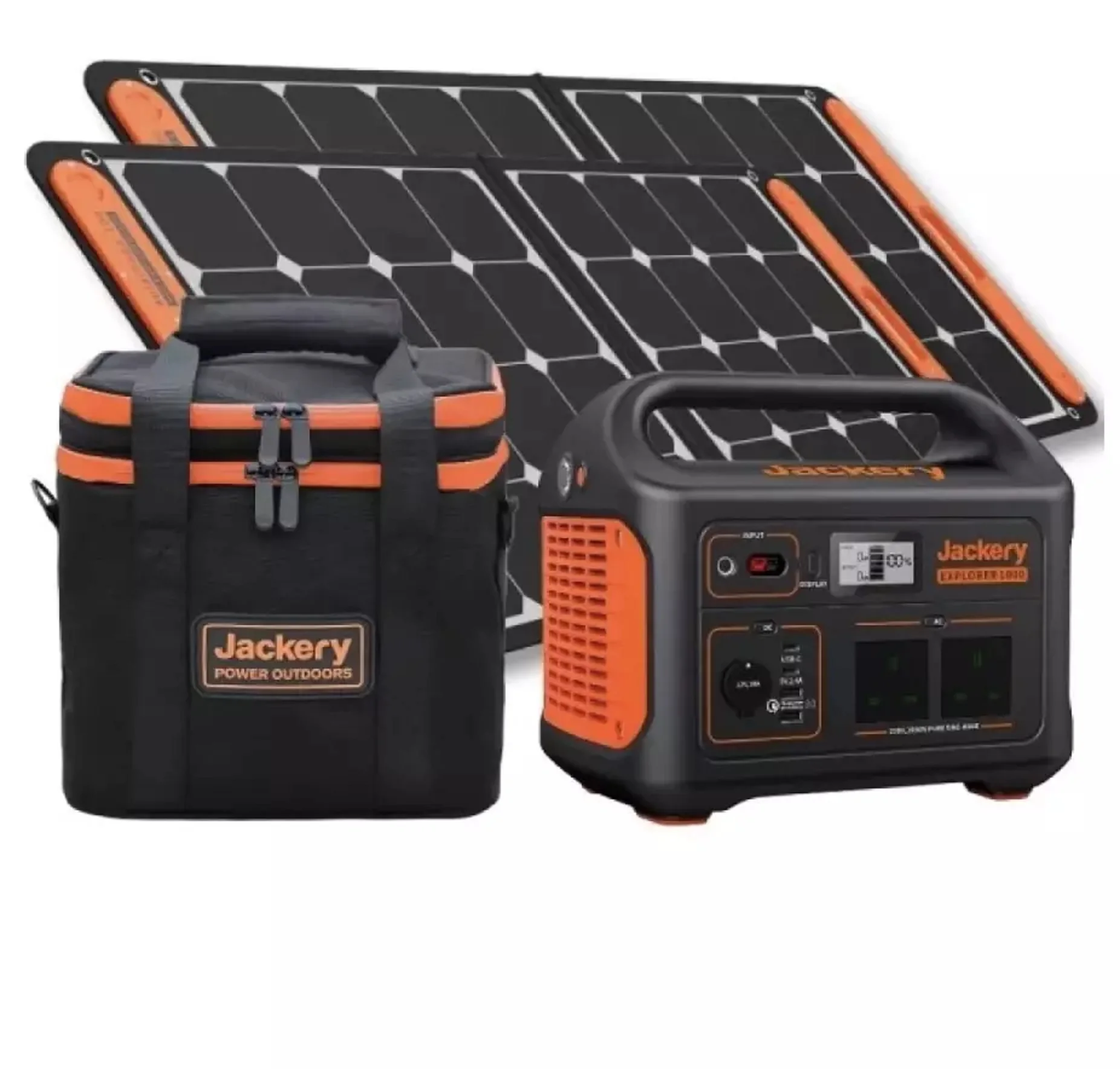 

ACE 100% ЦЕНА СКИДКИ НА!! Электростанция Jac kery Explorer 1000 Porta ble + 2 солнечных батареи мощностью 100 Вт