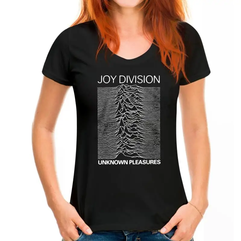 남성 Joy Division Unknown Pleasures 앨범 레코드 커버 아트 티셔츠, 그래픽 티셔츠, 여성 상의 셔츠