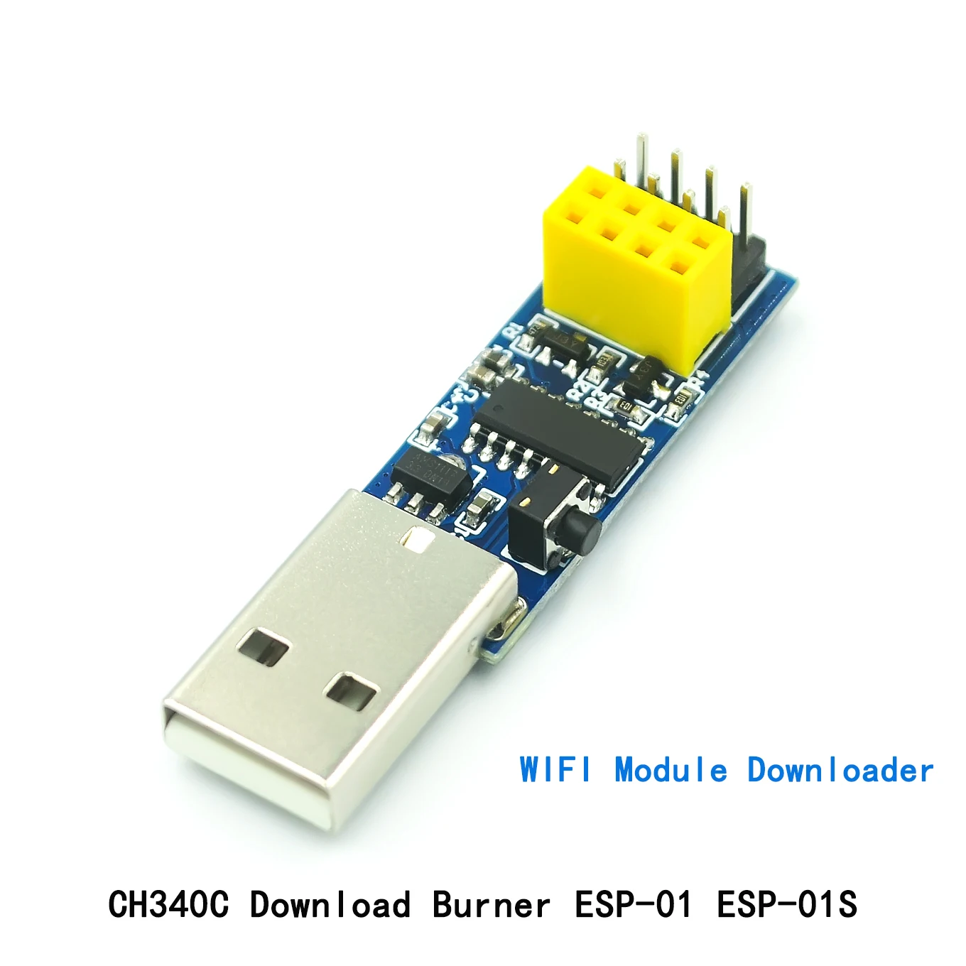 1 шт. CH340C USB ESP8266 ESP-01 ESP01S Prog WIFI модуль загрузочного устройства, развивающая плата для Arduino, адаптер программатора