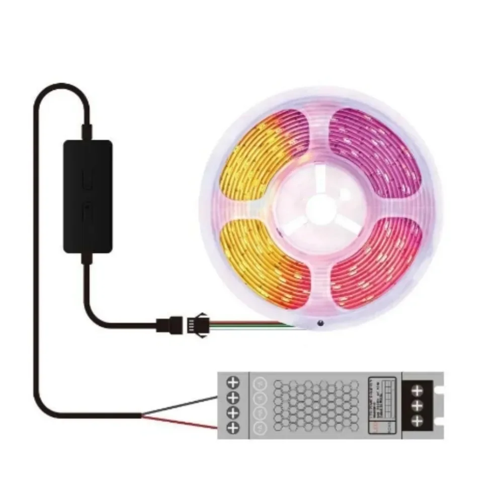 DC12-24V الموسيقى بلوتوث التحكم ذكي iDeal APP تحكم 24 مفتاح ل WS2812 WS2811 الذكية LED قطاع RGB مصباح ليد سلسلة