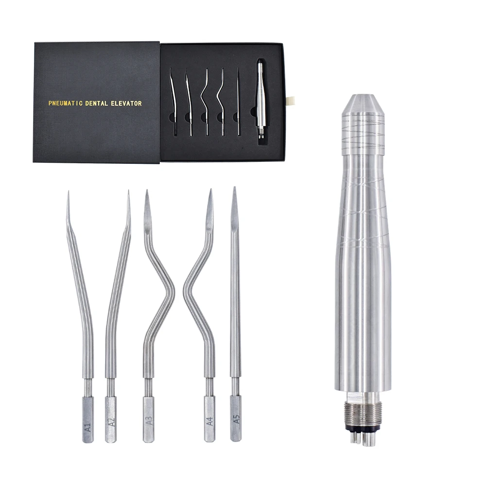 Tooth Extraction Dental Surgery Instruments Turbine Pneumatic Elevator Set Tools