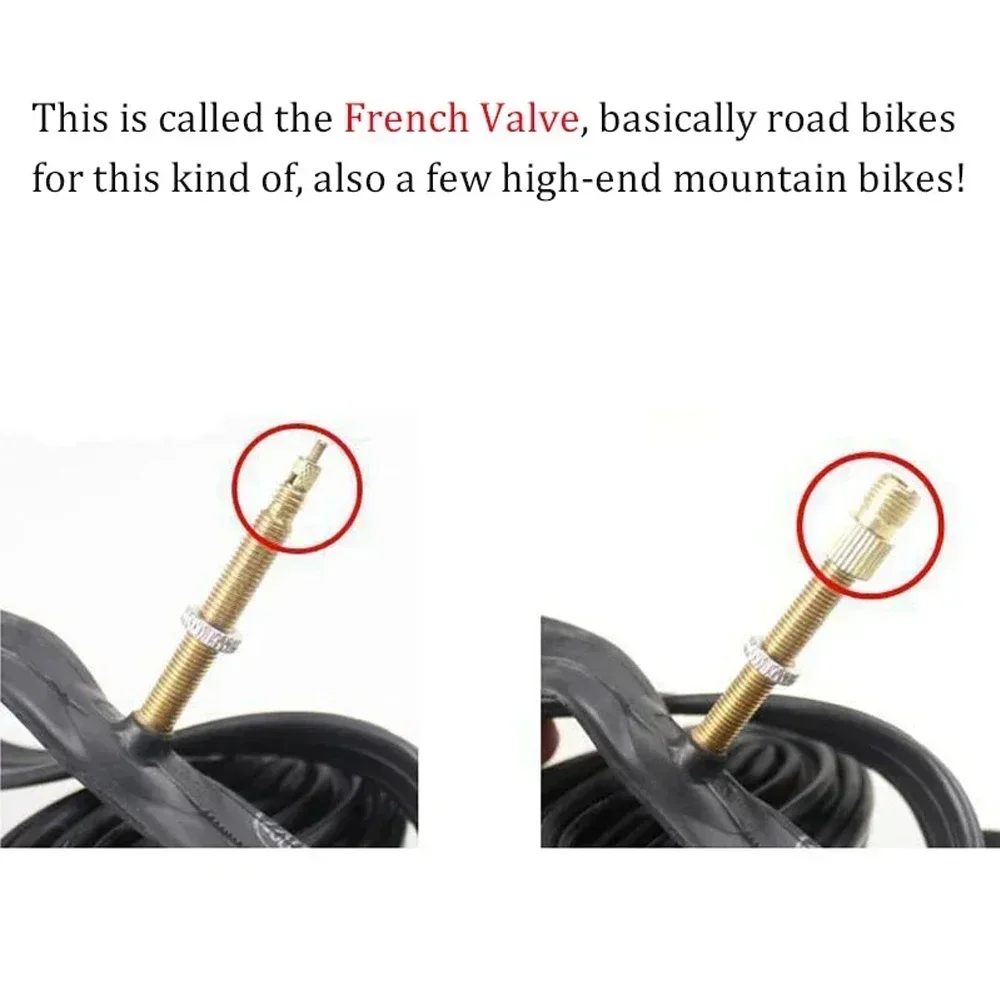 5/10 Pcs Bike Valve Adapter Presta To Schrader Tire Tube Transfer Valve Converter French Valve Adapter MTB Bicycle Accessories