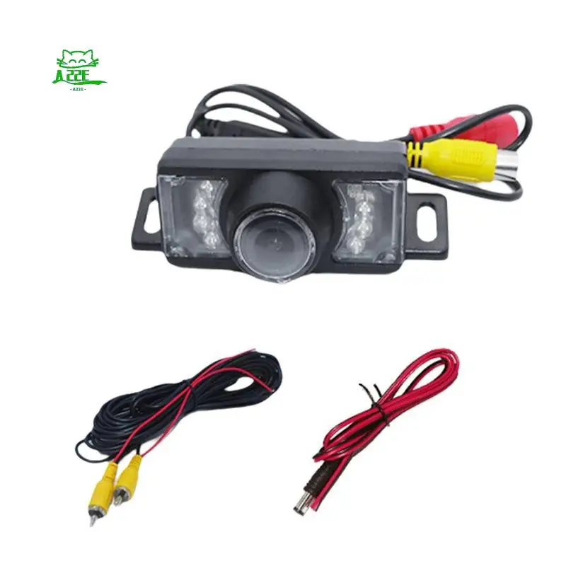 A22E-CCD CVBS Camera Car Rear View Camera With Ruler Line License Plate Bracket Camera Car Reversing Camera B308
