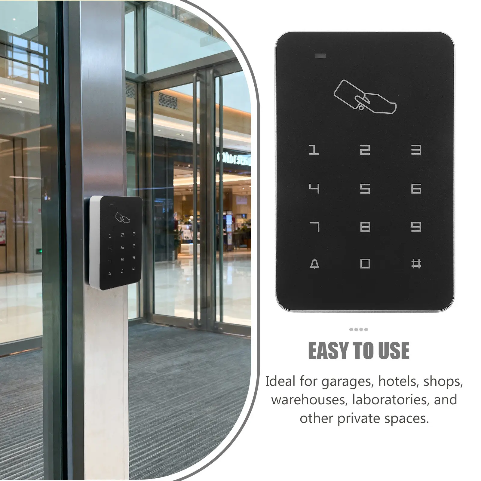 Intelligent Door Locks Panel Keypad Card Reader Access Control System for Apartment Garage Door Entry Digital view 5