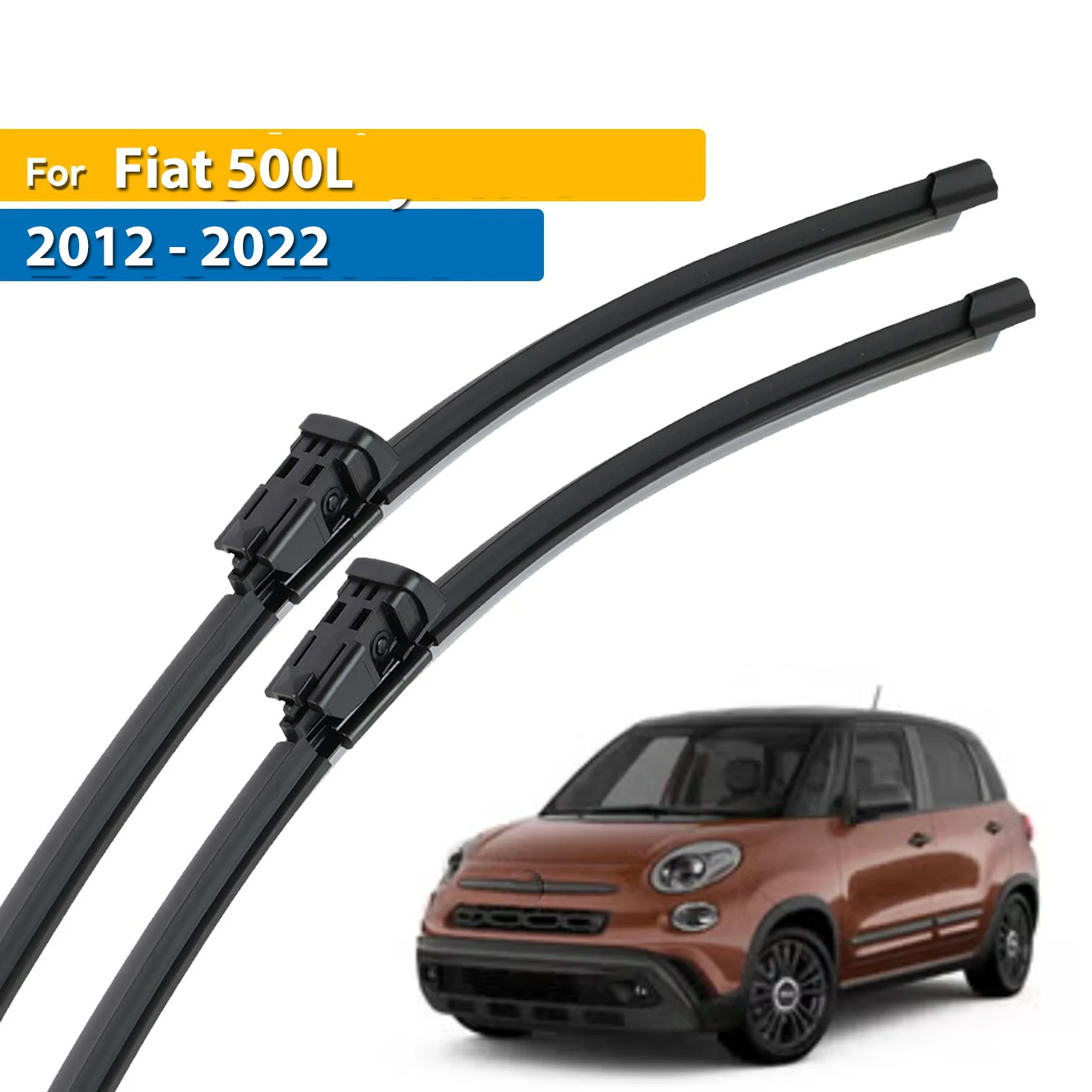 

Erick's Wiper LHD Front Wiper Blades For Fiat 500L 2012 - 2022 Windshield Windscreen Clean Window Car Rain Brushes 26"+15"
