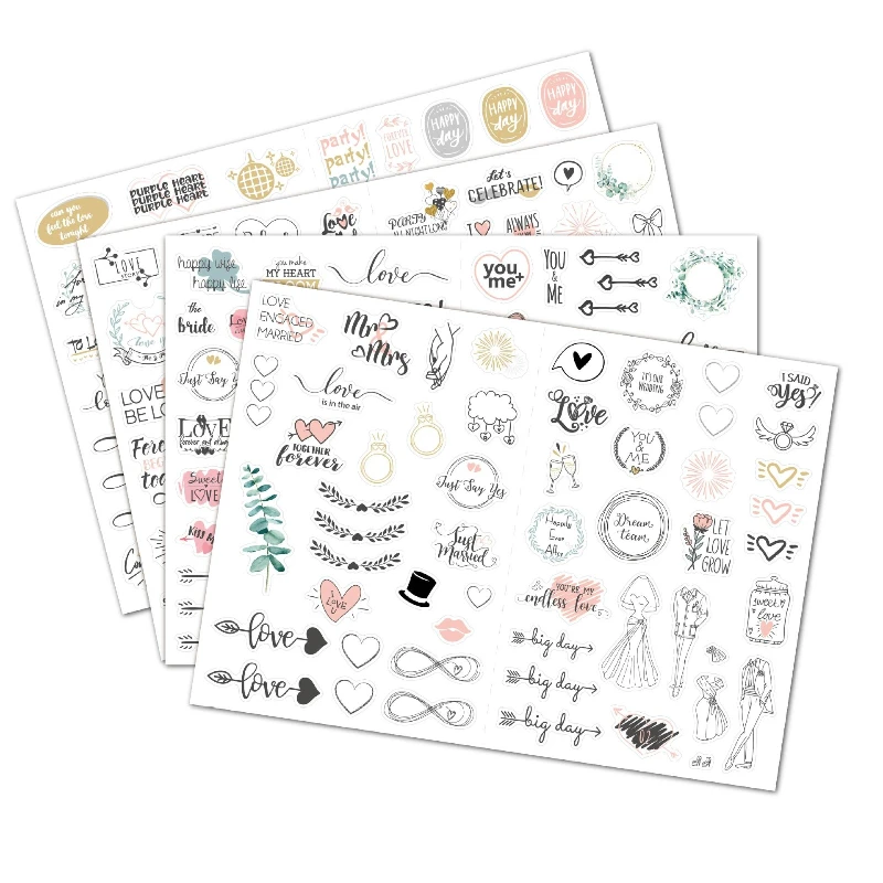 

230 Wedding Planning and Engagement Plan Stickers