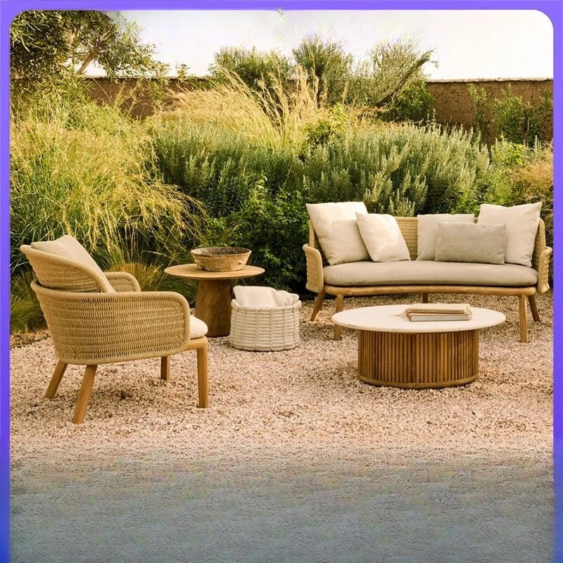 

Customizable Nordic Outdoor Sofa