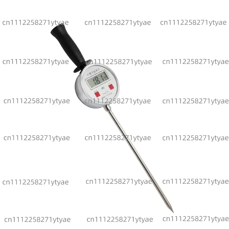 Digital Thermometer with Extension Probe Plug-in Fermentation Thermometer Customizable  Support