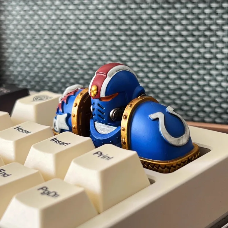 40K Limit Soldier Theme Key caps Titus Personality 1 Piece Mechanical Keyboard Keycap Resin Material Creative and Cool Keycaps