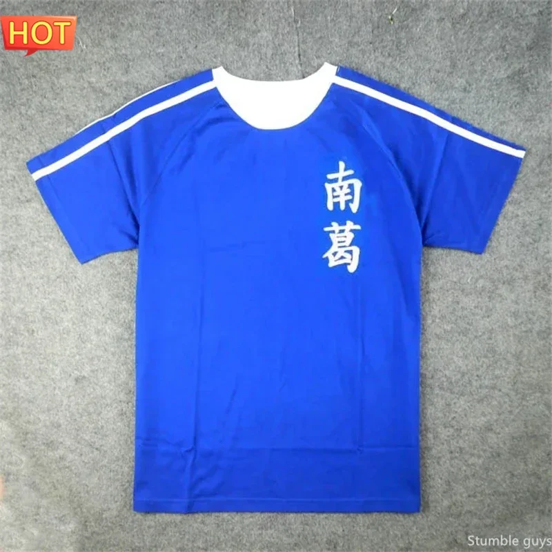 Captain Tsubasa Nankatsu Anime Fußball-Top Herrenbekleidung Jungen T-Shirt Cosplay Kurzarm Fan-Geschenk Tee