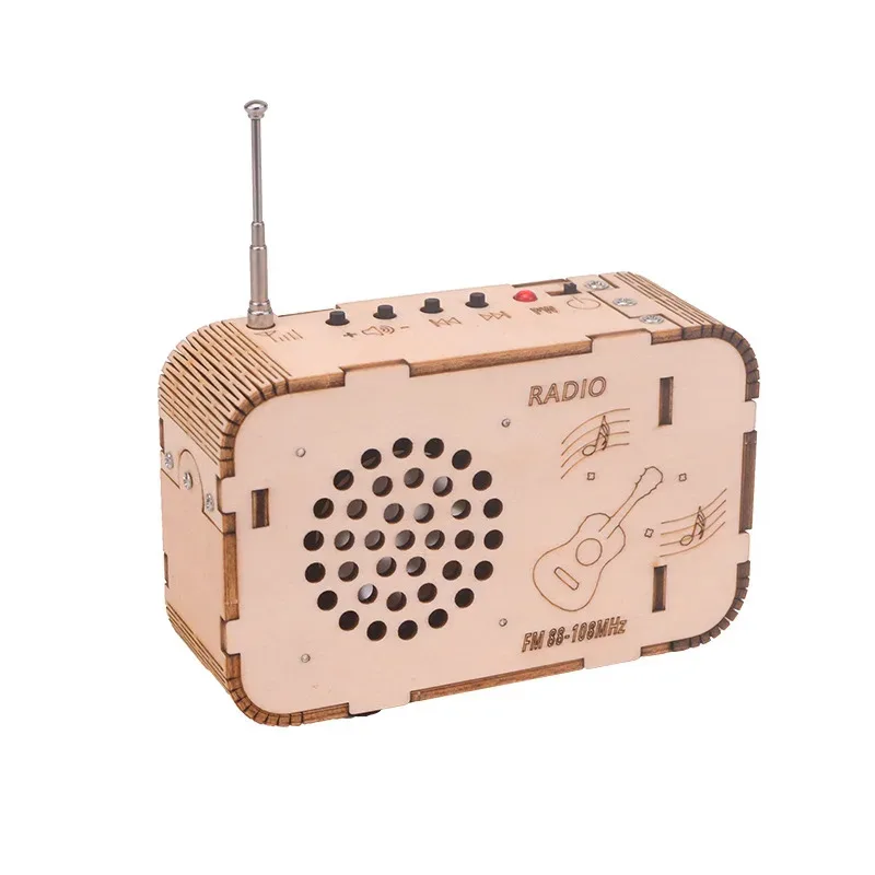 

TOPMAYA Diy Radio Model Science And Technology Invention Hand-Made Self-Made Assembly Materials Science Handmade Toys Physics To