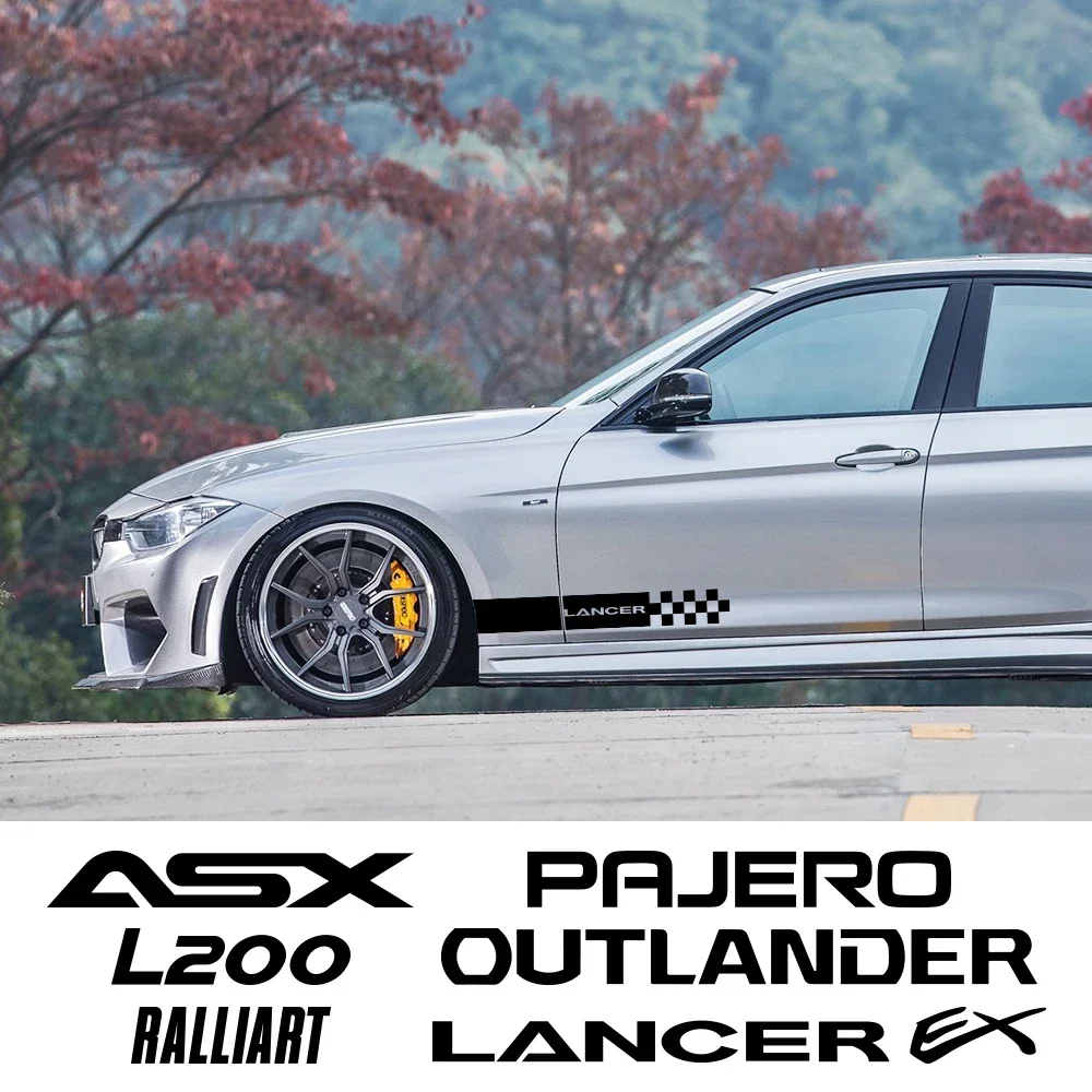 Виниловая наклейка на боковую дверь автомобиля