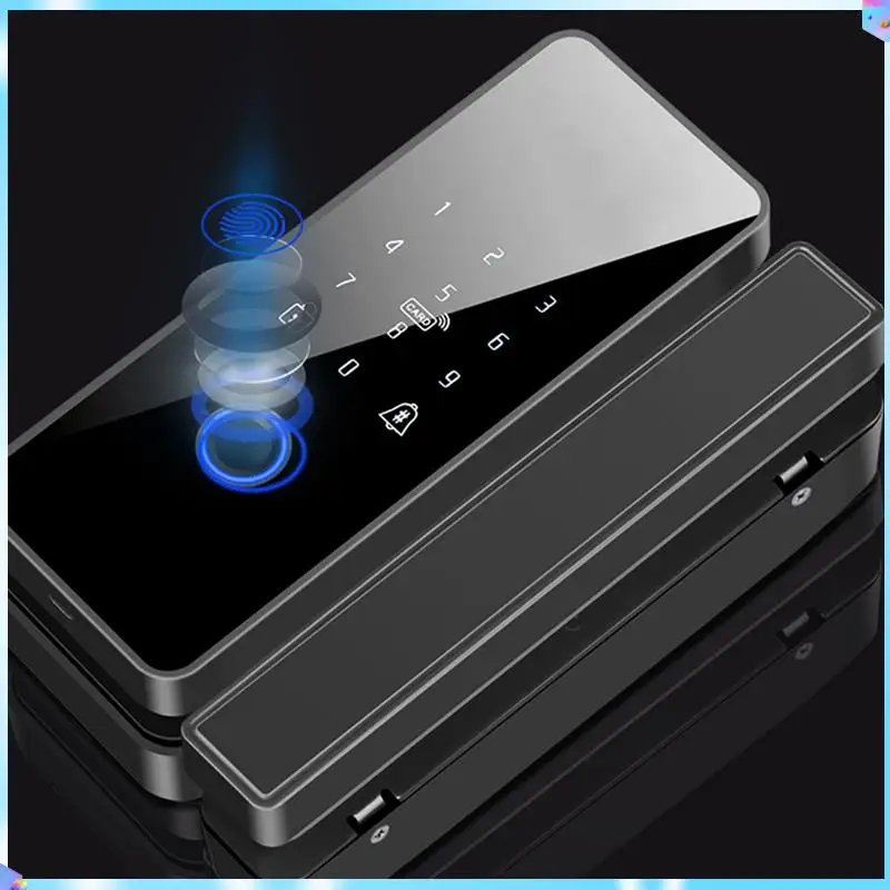 

N93R Водонепроницаемый Tuya Wi-Fi умный дверной замок с отпечатком пальца электронный замок для стеклянной двери