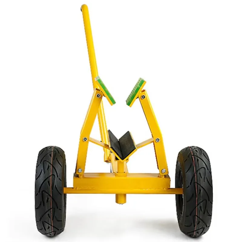 

Automatic Clamp Marble Slab Handling Trolley Heavy Duty Labor Saving Industrial Large Plate Mobile Transport Hand Push Carrier