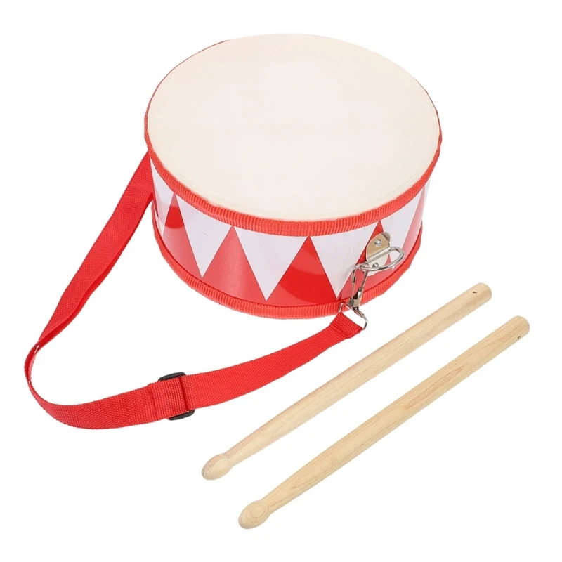 Childrens Percussion Instrument Double Sided Drum Kids Drum Toy Educational Musical Toy Cartoon Children Drum Toy