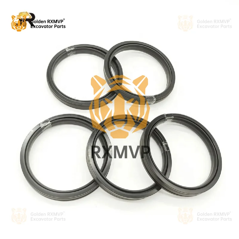 For Oem Spgw P502 100 Ptfe Hydraulic Cylinder Piston Rod Oil Seal Excavator Nbr Pom Waterproof Manufacturer