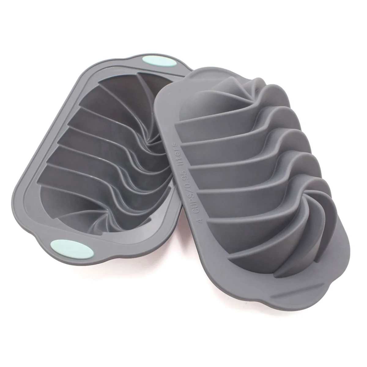 عموم رغيف الخبز سيليكون رغيف الخبز عموم الشمال تصميم كلاسيكي مخدد نخب قالب معدني عززت الإطار قالب الخبز الآمن ، B