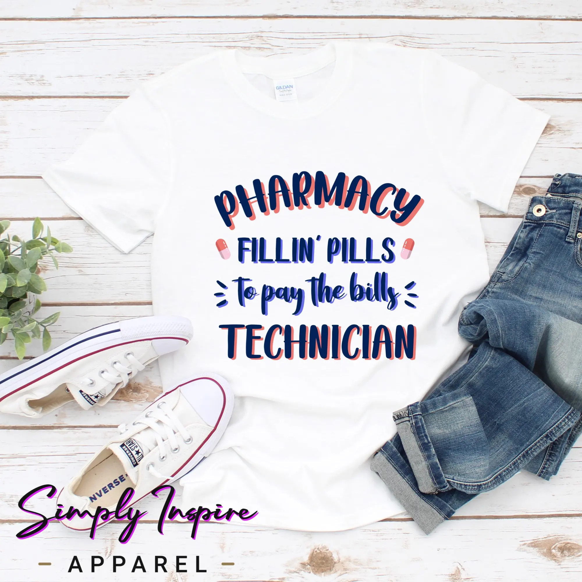 Pharmacy Technician T Shirt Funny Tech Slinging Pills To Pay The Bills Pharmacist For Pharmacists