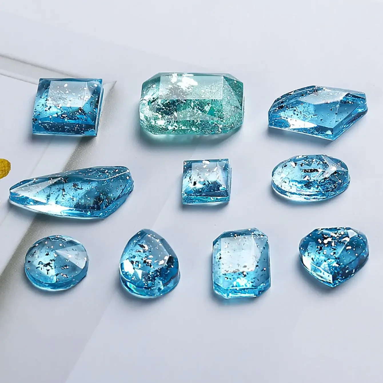 1 قطعة-جواهر مجوهرات قالب من السيليكون البيضاوي دمعة لصياغة الراتنج الايبوكسي قلادة أقراط صنع الصب لتقوم بها بنفسك قالب الحرفية