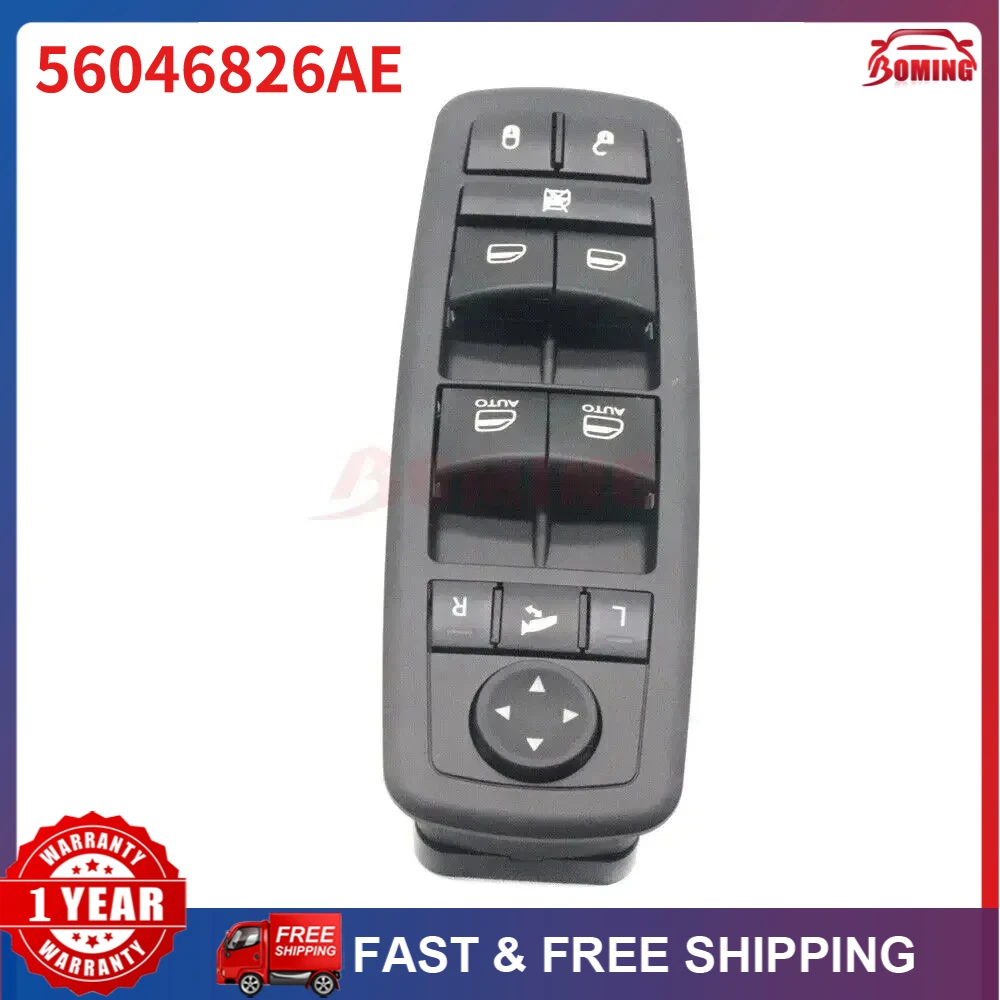 New Front Power Window Switch Control Master Switches 56046826AE For RAM 1500 2500 3500 1500 CLASSIC CHRYSLER 300 DODGE JOURNEY