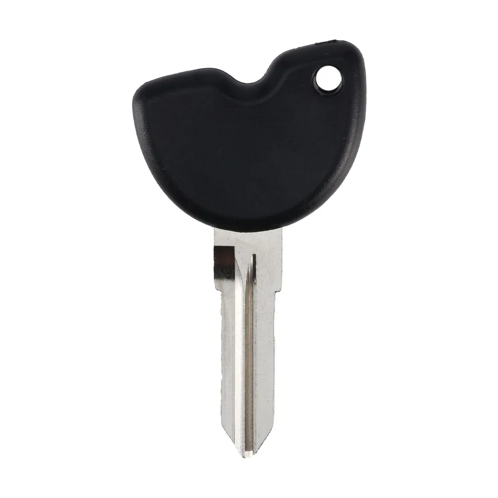 New Blank Motorcycle Uncut Key Black Length 34mm for Vespa Motorbike Spare Part Replacement Accessory