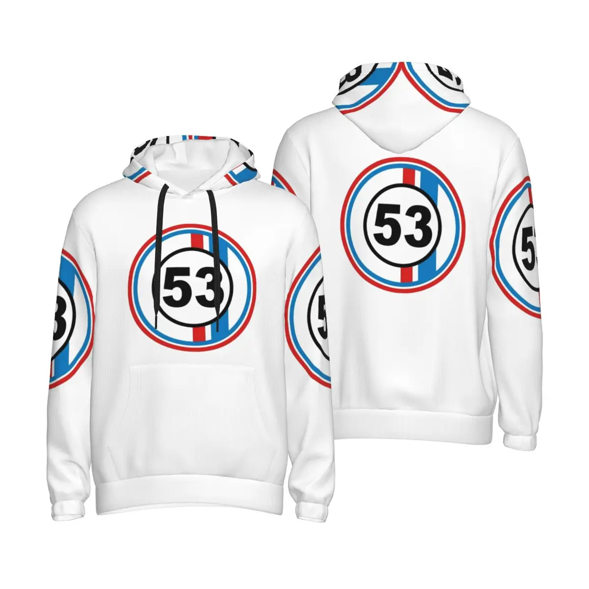 

Herbie Cnumber 53 The Love Bug без толстовки, пуловер в стиле Харадзюку, осень-зима, мужские и женские толстовки, топы с длинными рукавами