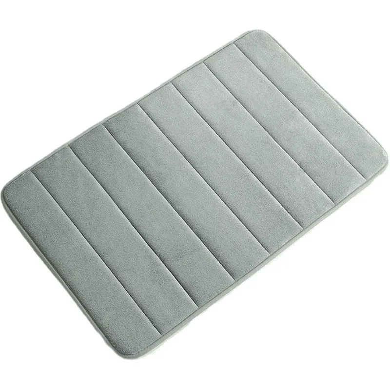 12 Colors Home Bath Mat Super Absorbent Bathroom Carpets Rugs Soft Memory Foam Floor Bedroom Toilet Floor Shower Rug Decor