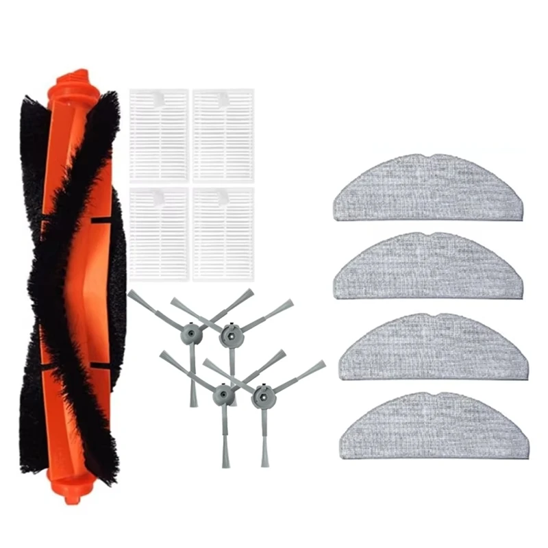 YCOC-For Lubluelu L20 / Honiture V8 Pro / Conga 7490 Ultimate X-Treme Genesis Main Side Brush Hepa Filter Mop Parts